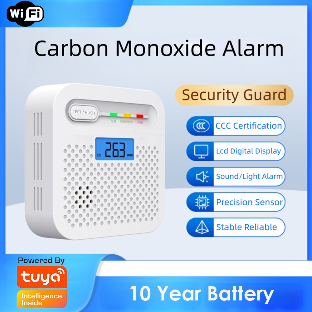 Co Detector Plug - Detector de CO Inteligente WiFi Tuya